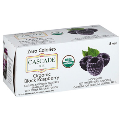 Cascade Ice Organic Black Raspberry - 8-12 Fl. Oz. - Image 1