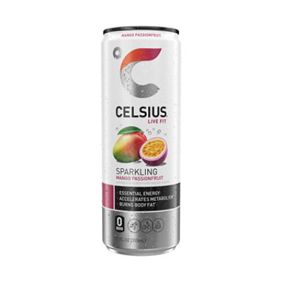 Celsius Energy Drink Sparkling Mango Passion Fruit - 12 Oz - Image 5