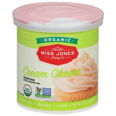 Miss Jones Baking Co Organic Frosting Cream Cheese - 11.29 Oz - Image 2