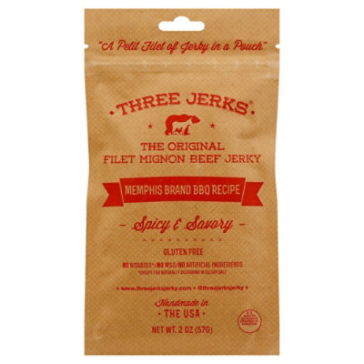 Three Jerks Jerky Memphis Bbq - 2 Oz - Image 1