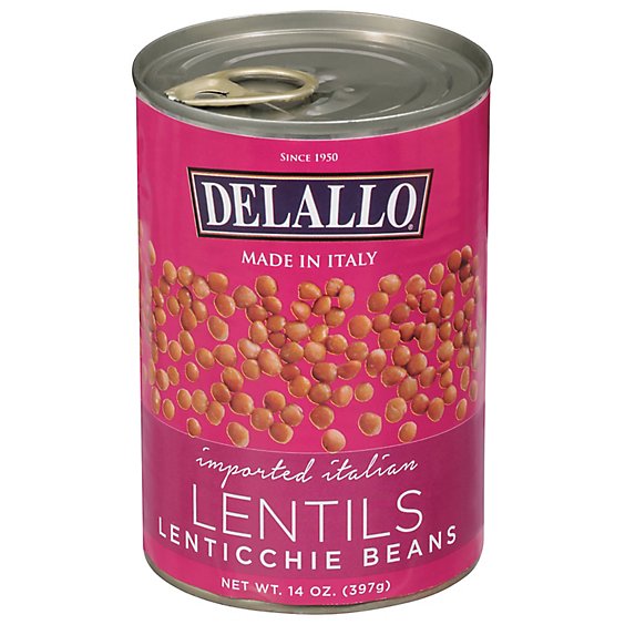 DeLallo Lentils - 14 Oz