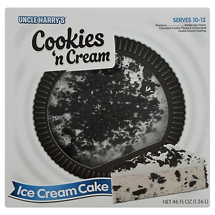 Cake Ice Cream 8 Inch Cookies N Cream - 46 Oz - Image 1