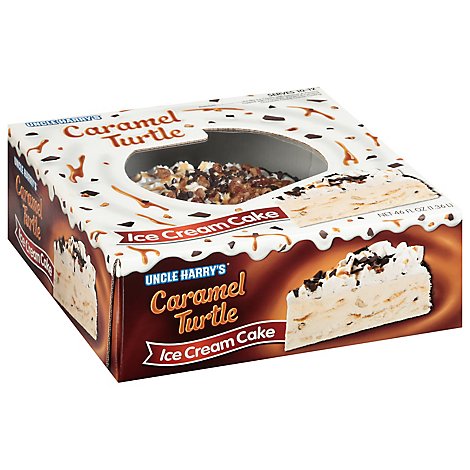 Cake Ice Cream 8 Inch Caramel Turtle - 46 Oz