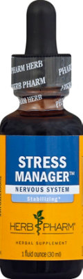 Herb Pharm Stress Manager Nervous System - 1 Fl. Oz. - Image 2