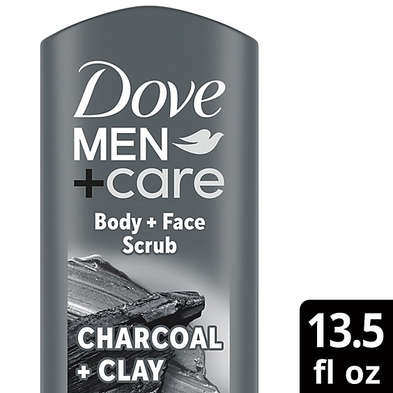 Dove Men+Care Body + Face Wash Elements Charcoal + Clay - 13.5 Fl. Oz.