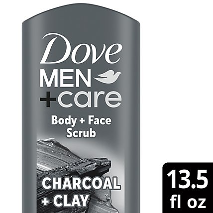 Dove Men+Care Body + Face Wash Elements Charcoal + Clay - 13.5 Fl. Oz. - Image 1