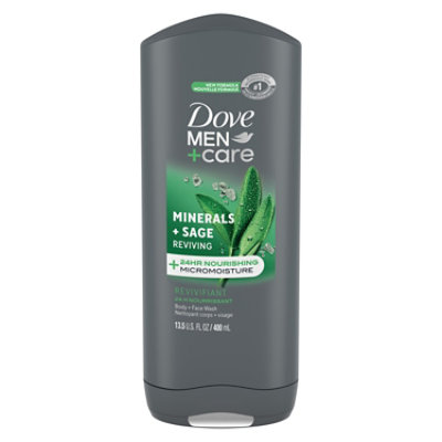 Dove Men+Care Body + Face Wash Elements Minerals + Sage - 13.5 Fl. Oz. - Image 3