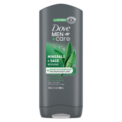 Dove Men+Care Body + Face Wash Elements Minerals + Sage - 13.5 Fl. Oz. - Image 2