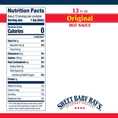 Sweet Baby Ray's Hot Sauce - 12 Oz - Image 5