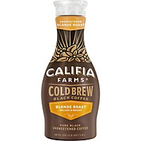 Califia Farms Pure Black Blonde Roast Cold Brew Coffee - 48 Fl. Oz. - Image 1
