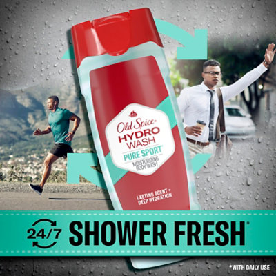 Old Spice Body Wash Hydro Pure Sport Plus - 16 Fl. Oz. - Image 2