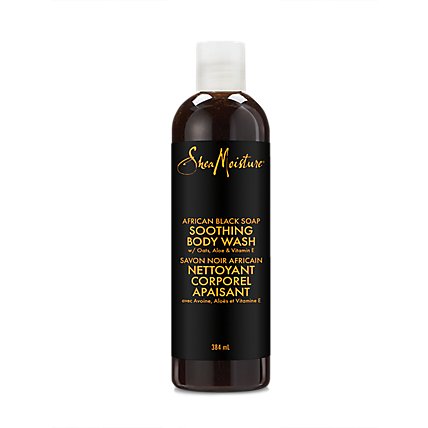 SheaMoisture Body Wash Soothing African Black Soap - 13 Fl. Oz. - Image 1
