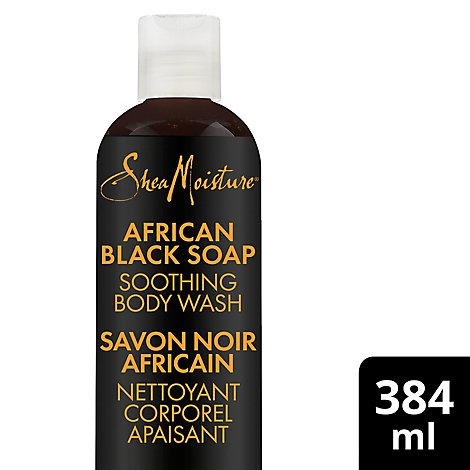 SheaMoisture Body Wash Soothing African Black Soap - 13 Fl. Oz.