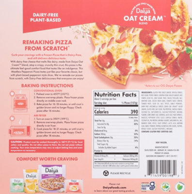 Daiya Dairy Free Meatless Pepperoni Gluten Free Pizza - 16.7 Oz - Image 5