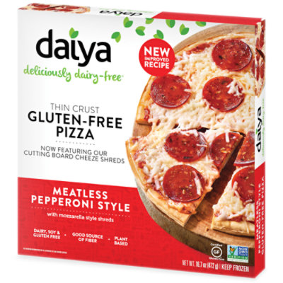 Daiya Dairy Free Meatless Pepperoni Gluten Free Pizza - 16.7 Oz