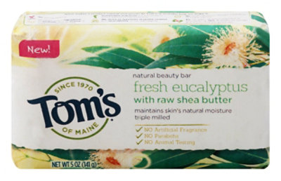 Toms of Maine Beauty Bar Natural Creamy Coconut - 5 Oz - Image 3