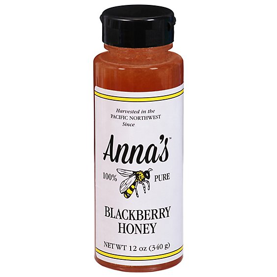 Annas Gourmet Honey Bear Blackberry - 12 Oz
