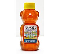 Annas Gourmet Honey Bear Wildflower - 12 Oz