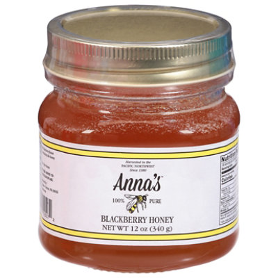 Annas Gourmet Honey Blackberry Masn Jar - 12 Oz - Image 3