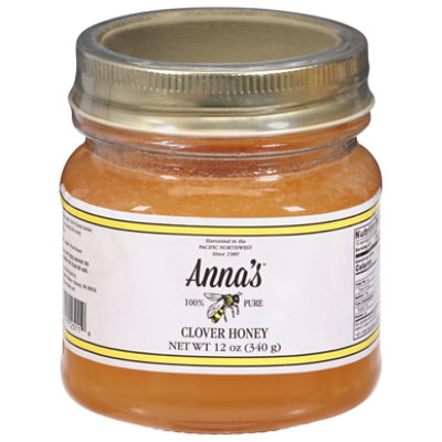 Annas Gourmet Honey Clover Masn Jar - 12 Oz - Image 3