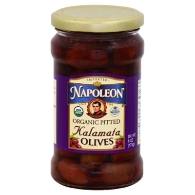 Napoleon Olive Kalamata Pitted Organic - 6 Oz - Image 1