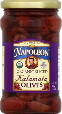 Napoleon Olive Kalamata Sliced Organic - 6 Oz - Image 2