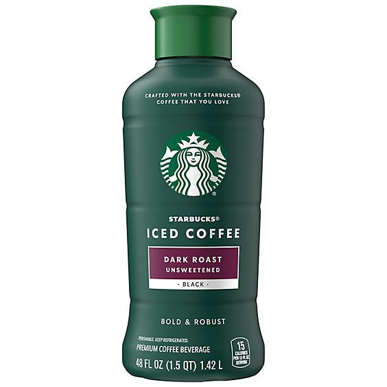 Starbucks Premium Coffee Dark Roast Iced Coffee - 48 Fl. Oz.
