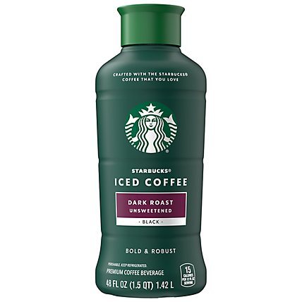 Starbucks Premium Coffee Dark Roast Iced Coffee - 48 Fl. Oz. - Image 1