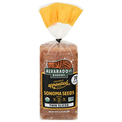 Alvarado Street Bakery Sprouted Sonoma Seeds Thin Sliced Bread - 19 Oz - Image 3