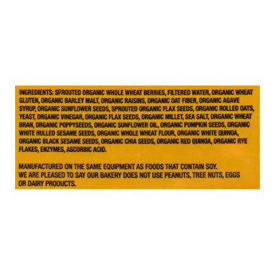 Alvarado Street Bakery Sprouted Sonoma Seeds Thin Sliced Bread - 19 Oz - Image 5