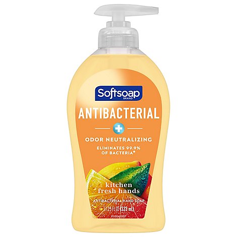 Softsoap Antibacterial Liquid Hand Soap Pump Kitchen Fresh Hands - 11.25 Fl. Oz. 