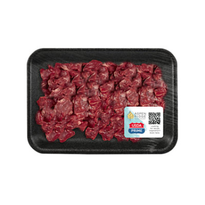 Aspen Ridge Natural Angus USDA Prime Beef Stew Meat - 1.00 Lb - Image 1