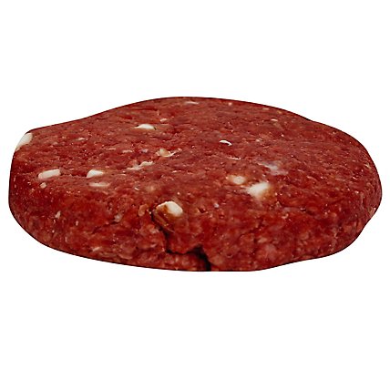 Meat Counter Beef Ground Beef Pub Burger Pepperjack & Jalapeno Service Case 1 Count - 6 Oz - Image 1