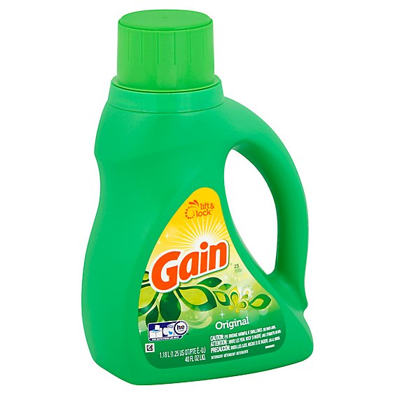 Gain Plus Aroma Boost Laundry Detergent Liquid Original - 40 Fl. Oz.