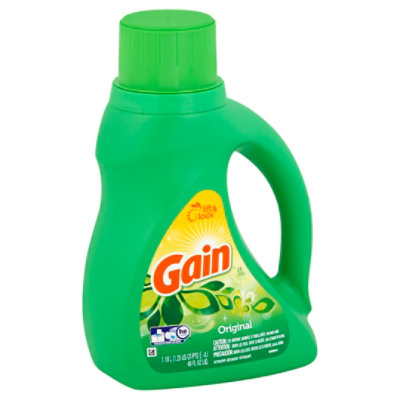 Gain Plus Aroma Boost Laundry Detergent Liquid Original - 40 Fl. Oz. - Image 1