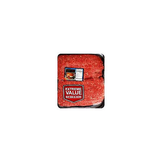 Ground Beef 93% Lean 7% Fat Case Ready - 4.00 Lbs.