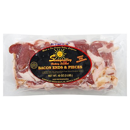 Sunnyvalley Bacon Ends & Pieces - 3 Lb - Image 1