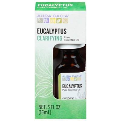 Aura Cacia Pure Aromatherapy Eucalyptus - 0.50 Fl. Oz. - Image 3