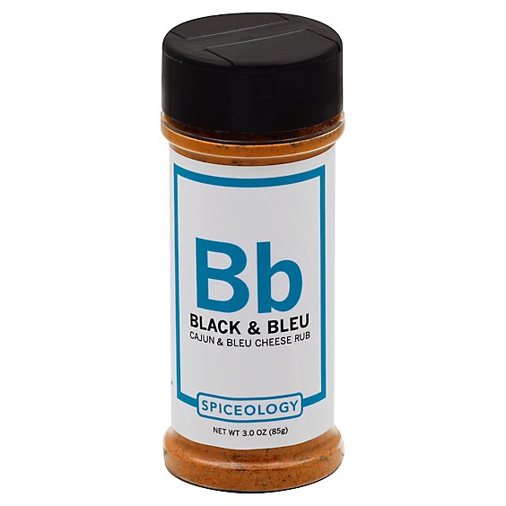 Spiceologist Spice Blend Cajun & Bleu Cheese Rub Black & Bleu - 3 Oz