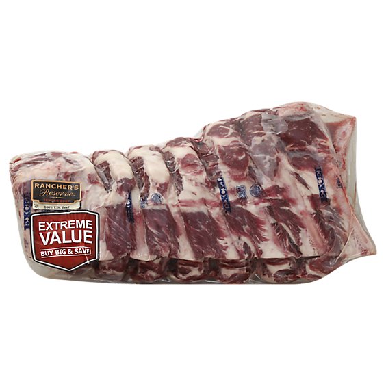 Meat Counter Beef Back Ribs Frozen Value Pack - 4 LB