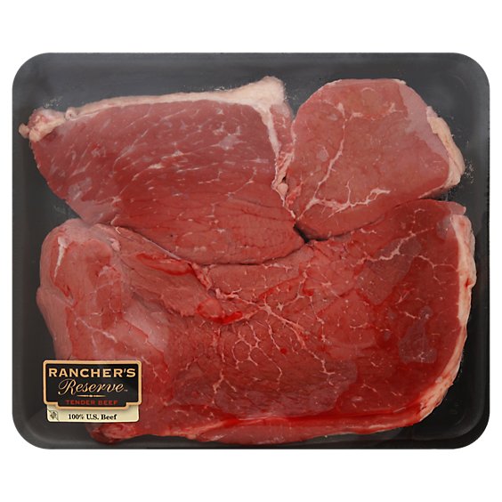 Meat Counter Beef Round Steak Boneless - 3 LB
