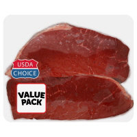 Meat Counter Beef Round Top Round Steak Value Pack - 2 LB - Safeway