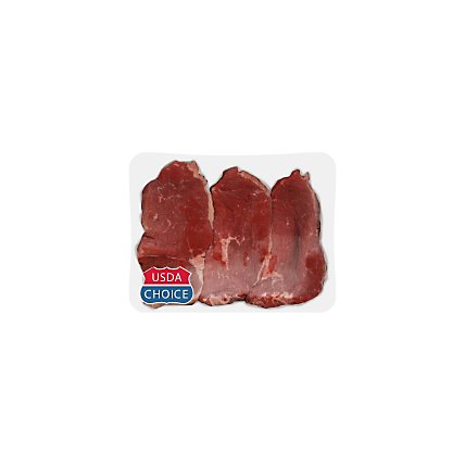 Meat Counter Beef Bottom Round Steak Thin - 1 LB - Image 1