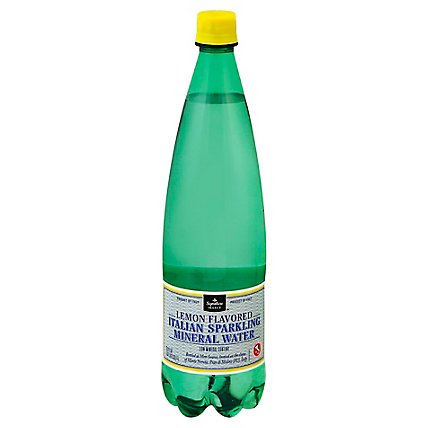 Signature SELECT Mineral Water Sparkling Italian Lemon Flavored - 33.8 Fl. Oz. - Image 1