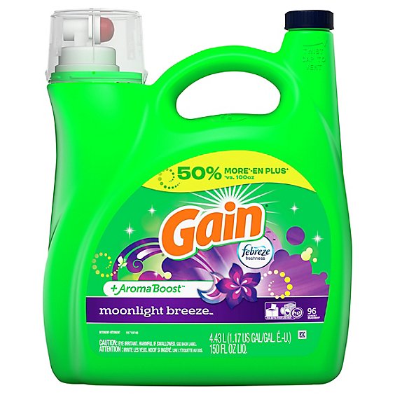 Gain Plus Aroma Boost Laundry Detergent Liquid - 150 Fl. Oz.