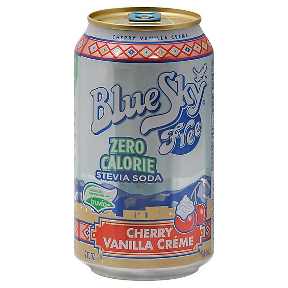 Blue Sky Zero Cherry Vanilla Soda - 6-12 Fl. Oz.