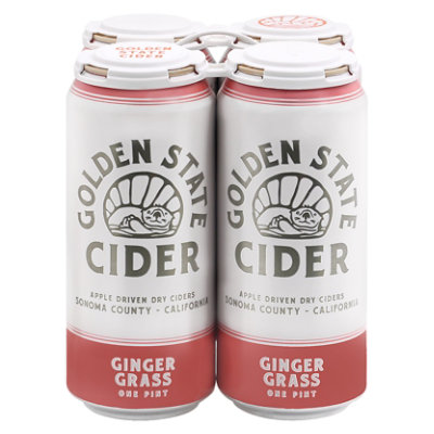 Golden State Cider Gingergrass Cider In Cans - 4-16 Fl. Oz. - Image 3