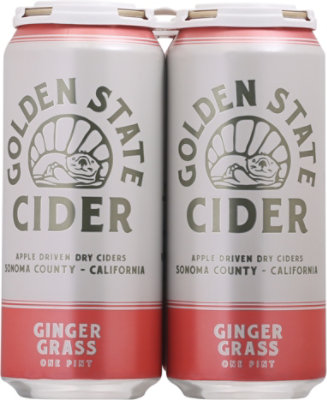Golden State Cider Gingergrass Cider In Cans - 4-16 Fl. Oz. - Image 6