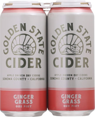 Golden State Cider Gingergrass Cider In Cans - 4-16 Fl. Oz. - Image 2