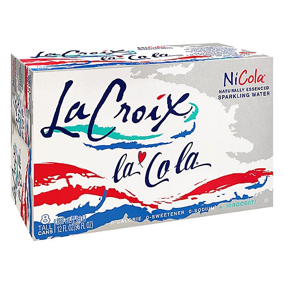 LaCroix Sparkling Water LaCola Cola 8 Count - 12 Oz